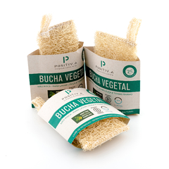Kit com 03 Buchas / Esponjas Vegetal