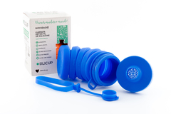 Garrafa Squeeze Retrátil de Silicone | 400 ml