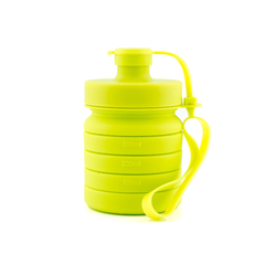 Garrafa Squeeze Retrátil de Silicone | 400 ml Verde