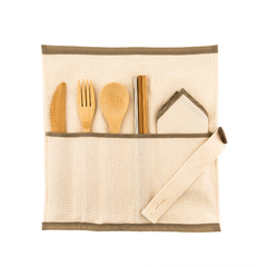 Kit: Talhes + Hashi + Canudo + Porta Talher + Guardanapo