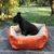 Cama para perros Luxury Invierno - Naranja - Beige