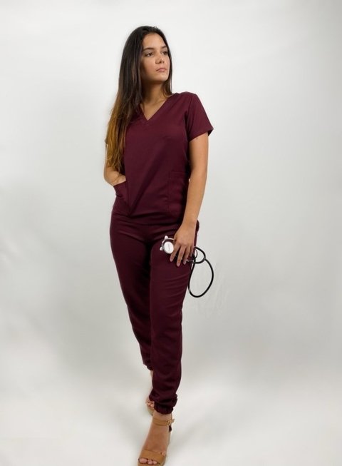 Scrub Basic Feminino - Bordô - comprar online