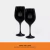 Imagen de Vino Trumpeter con Copas Negras Grabadas con Escudo De Futbol a Elección
