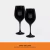Vino Trumpeter con Copas Negras Grabadas con Escudo De Futbol a Elección - tienda online