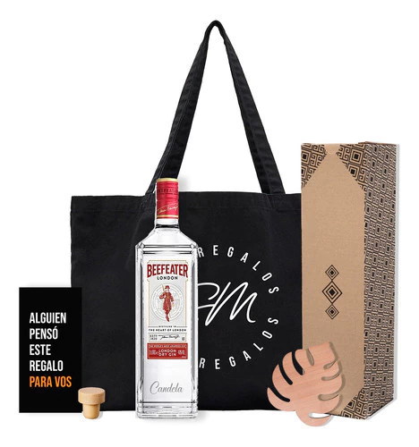 Gin Beefeater 750ml Combo Kit Grabado