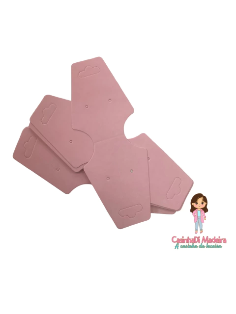 Tag rosa para brinco e pulseira (15 unidades)