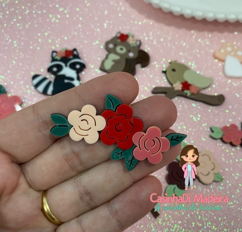 Arquivo digital flor trio floresta