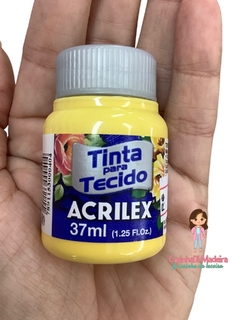 Tinta para Tecido Amarelo Canário (unidade)