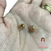 Fecho para pulseira ou colar dourado (par)