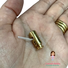 Enforcador dourado para bolsa 2cm (unidade)