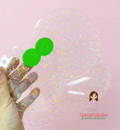 Base crochê cereja 12,5x21cm (par) na internet