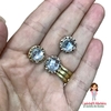 Botão de strass trabalhado (unidade)