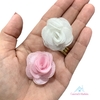 Flor de organza 3,5cm F01 (unidade)