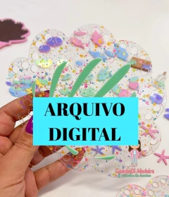 Arquivo digital base concha candy 17x14cm (par) - comprar online