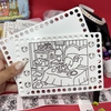 Base crochê acrílico Bobbie Goods para pintar 13x19cm (par com fundo branco) - comprar online