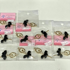 Kit de 10 unidades de bailarina de metal preta com strass - comprar online