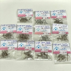Kit de 120 unidades de anzol para brinco prateado - comprar online