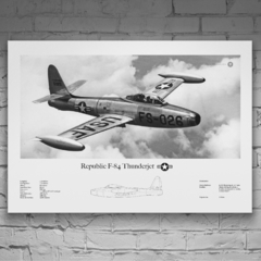 Lámina infográfica F84 Thunderjet
