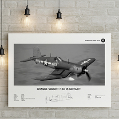 Lámina infográfica Corsair F4U