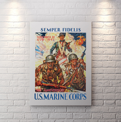 Poster original propaganda US Marines