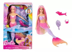 Barbie Fantasía Muñeca Sirenas Colores Mágicos Mattel - comprar online