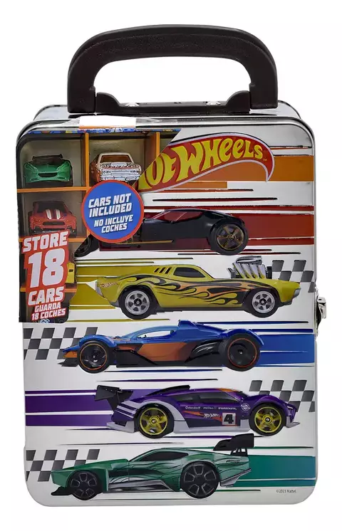 Organizador Metálico Para 18 Carros Hot Wheels Gris - comprar online