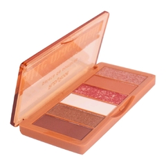 Paleta de Sombras 6 cores Latte Macchiato - Ruby Rose - Boca Rosada Makeup