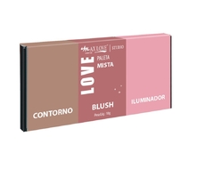 Paleta Trio de Blush/Contorno/Iluminador Versão 01 - MAX LOVE na internet