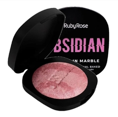 Blush Multifuncional Carved In Marble OBSIDIAN - Ruby Rose - Boca Rosada Makeup