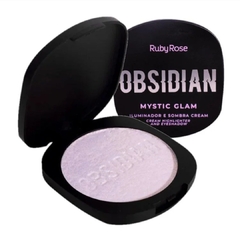 Iluminador E Sombra Mystic Glam Cream Obsidian - Ruby Rose - Boca Rosada Makeup