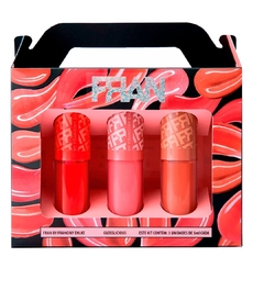 Kit gloss labial 3 unidades Glosslicious 15ml | Fran by Franciny Ehlke
