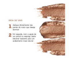 Mini Iluminador em Bastão Bronze - Highlight Stick Bronze Océane Edition 6g - Boca Rosada Makeup