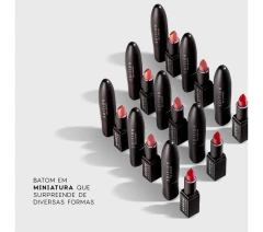 Mini Batom Semi-Matte - The Lipstick Océane Edition 2g - Boca Rosada Makeup