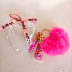 Kit com 2 Glosses Glitter Com chaveiro Pompom - Amor Anjo - comprar online