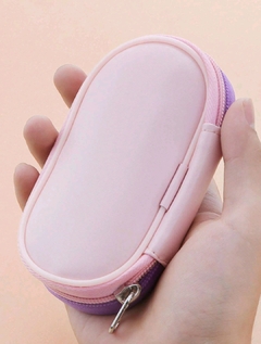 Imagem do Kit com 10 pincéis e bag mini para Maquiagem Portátil com Cabo Curto