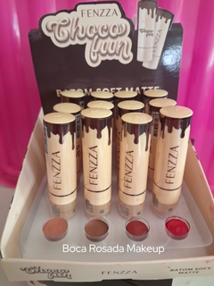 NOVAS CORES DO BATOM SOFT MATTE CHOCO FUN - FENZZA MAKE UP na internet