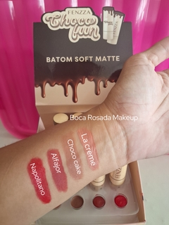 NOVAS CORES DO BATOM SOFT MATTE CHOCO FUN - FENZZA MAKE UP - Boca Rosada Makeup