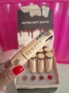 NOVAS CORES DO BATOM SOFT MATTE CHOCO FUN - FENZZA MAKE UP