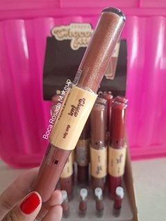 Batom Duo Lips Batom + Gloss - Coleção Choco Fun - Fenzza na internet