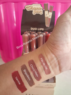 Imagem do Batom Duo Lips Batom + Gloss - Coleção Choco Fun - Fenzza