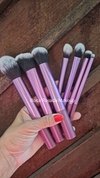 Kit de pincéis multifuncional - Cor Roxo - Inspiração Real Techniques