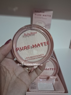 Pó Matificante Pure Matte - Linha Rosa - Ruby Rose