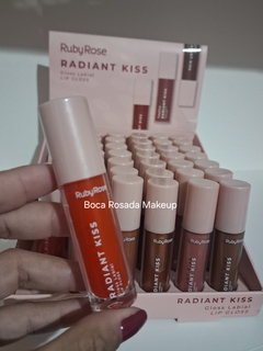 Gloss Labial Radiant Kiss - Linha Rosa - Ruby Rose