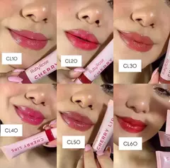 Lip Balm Cherry Lips - Ruby Rose Linha Rosa - Boca Rosada Makeup