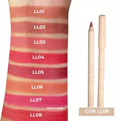 Lápis para contorno Labial- Linha Glass - Ruby Rose - Boca Rosada Makeup