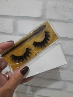 Cílios Postiços Unitário com Escova - Boca Rosada Makeup