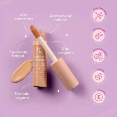 Corretivo Líquido para área dos olhos Under Eye Corrector - Ruby Kisses na internet