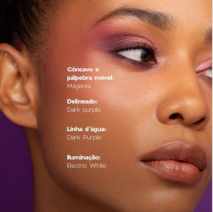 Paleta de Sombras - 4 Eyeshadow Palette Night Glam Océane Edition 4,5g na internet