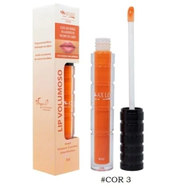 GLOSS LIP VOLUMOSO - MAX LOVE - Boca Rosada Makeup