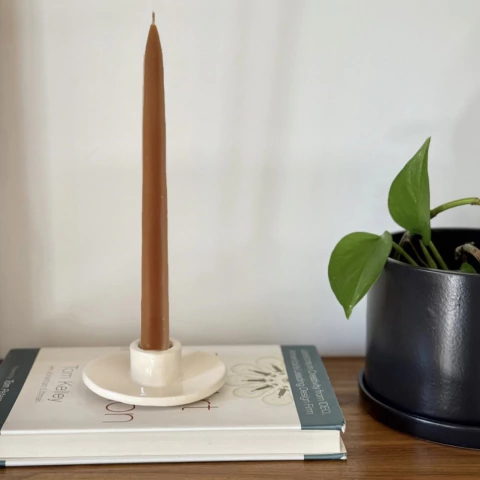 Set x2 Velas Cera de Abeja (Terracota) - comprar online